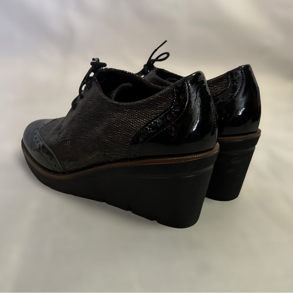Pitillos Wingtip Oxford Wedges Women's Sz 37 / US 6 - Picture 4 of 11